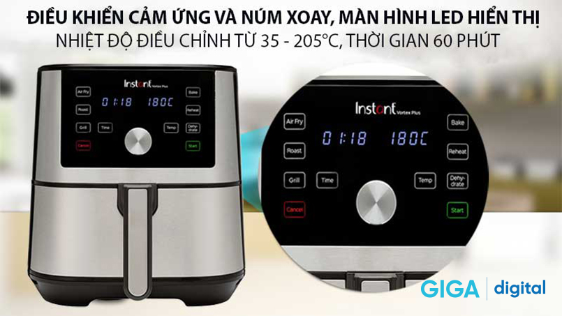 Nồi chiên không dầu Instant Vortex Plus 6-in-1 5.7L