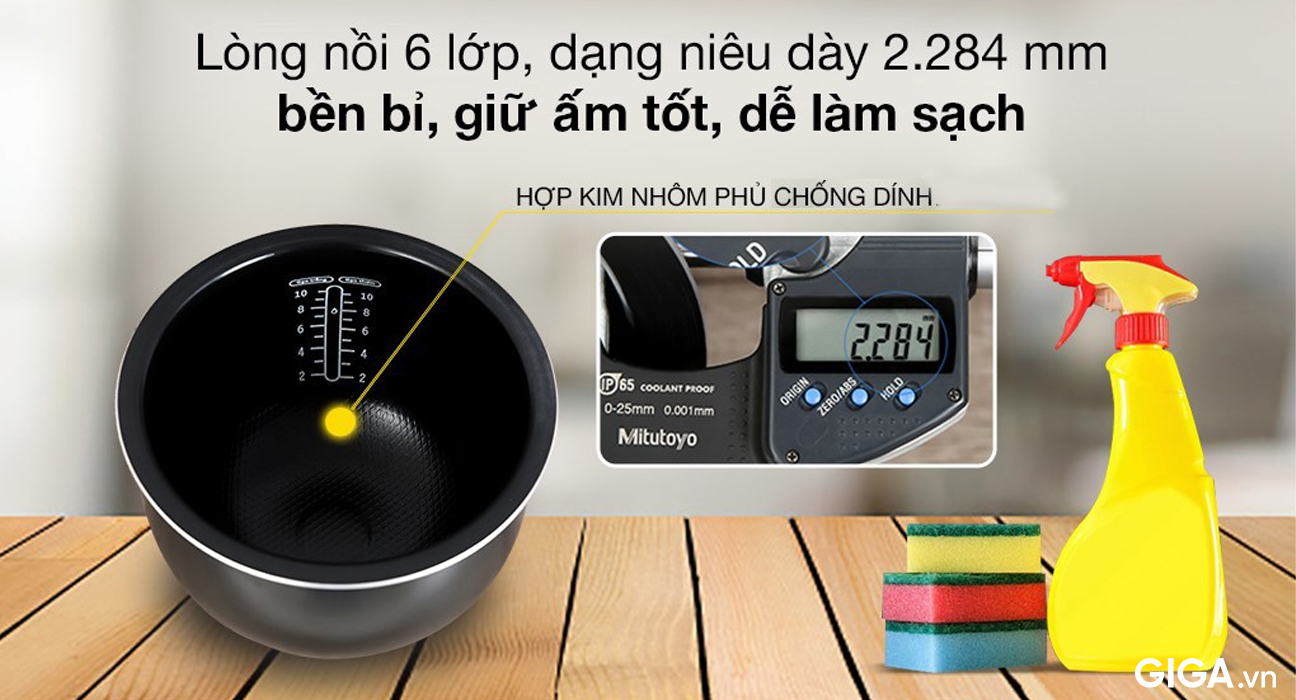 Mua nồi cơm điện tử Tefal 1.8 lít RK752168 chính hãng