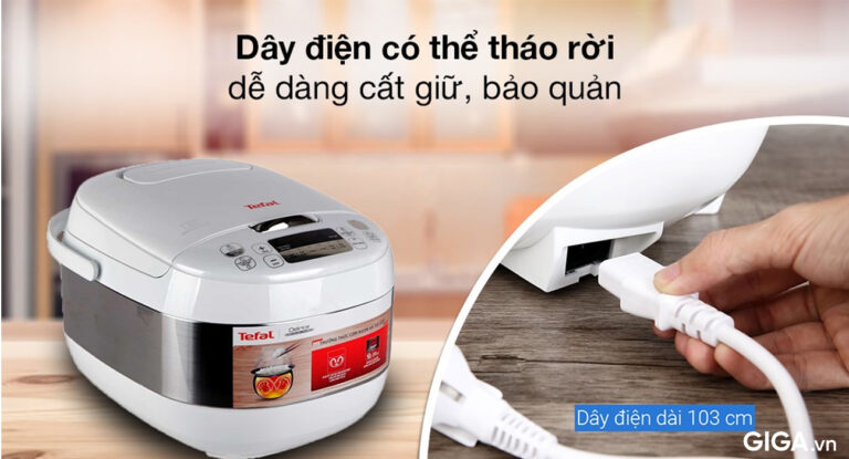 Mua nồi cơm điện tử Tefal 1.8 lít RK752168 chính hãng